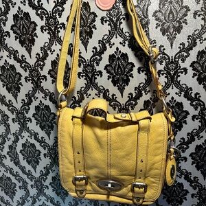 Yellow fossil Crossbody